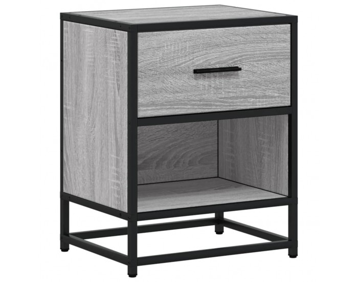 Sonata H Нощни шкафчета, 2 бр, сив сонома, 40x31x50 см, инженерно дърво