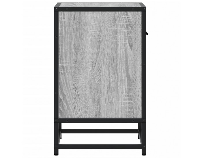 Sonata H Нощни шкафчета, 2 бр, сив сонома, 40x31x50 см, инженерно дърво