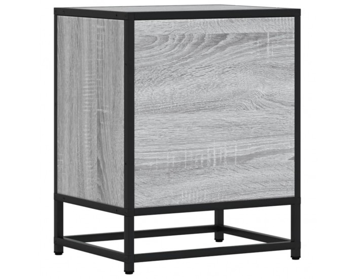 Sonata H Нощни шкафчета, 2 бр, сив сонома, 40x31x50 см, инженерно дърво