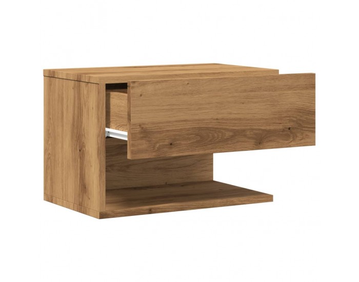 Sonata H Нощно шкафче за стенен монтаж, дъб артизан