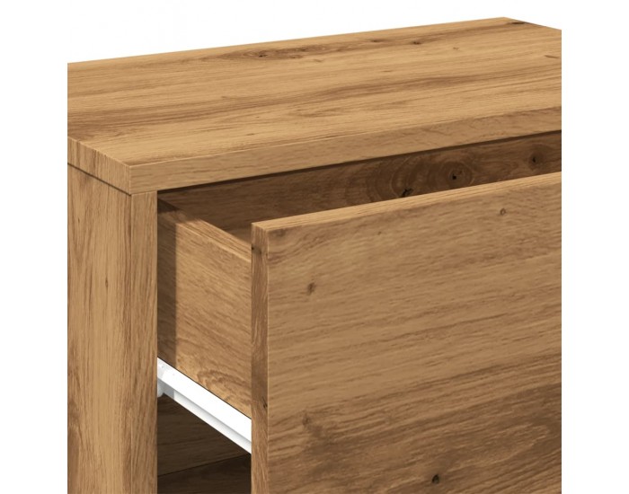 Sonata H Нощно шкафче за стенен монтаж, дъб артизан