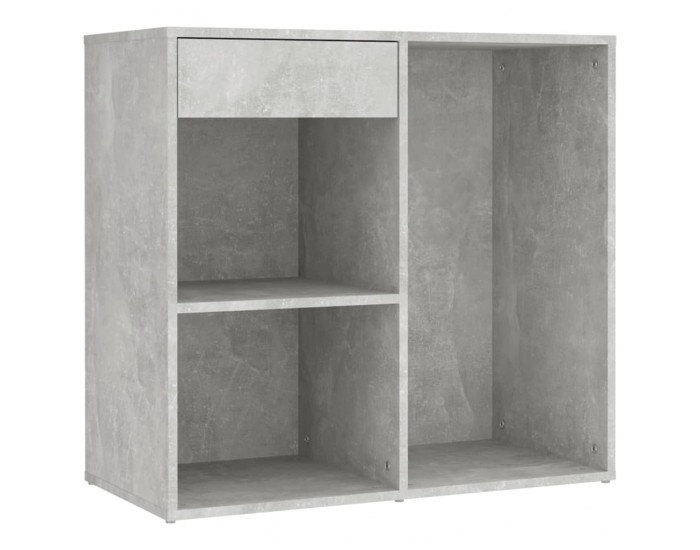 Sonata H Комплект тоалетка с LED, бетонно сива, инженерно дърво