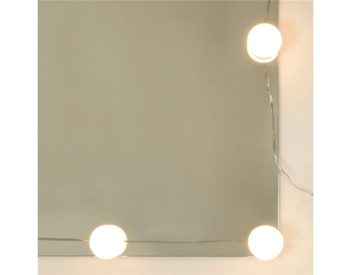 Sonata H Комплект тоалетка с LED, сив сонома, инженерно дърво Sonata H Комплект тоалетка с LED, сив сонома, инженерно дърво