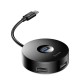USB хъб Baseus 4 в 1 USB-C към 3х USB 2.0, 1х USB 3.0 порта CAHUB-G01 - черен
