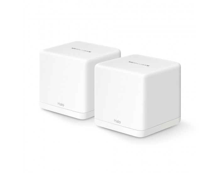 Безжична Wi-Fi 6 Mesh система Mercusys Halo H1500X(2-pack) AX1500
