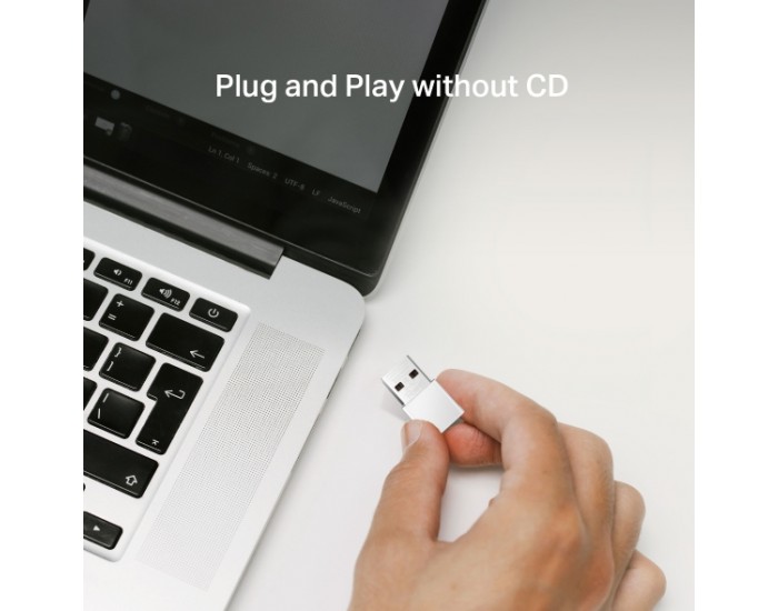 Безжичен USB 2-лентов адаптер Mercusys MA30N AC1300 Nano