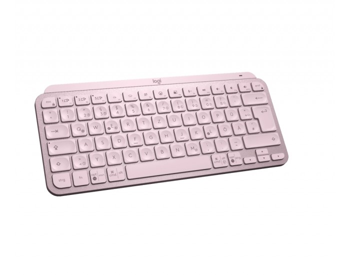 LOGITECH MX Keys Mini Minimalist Wireless Illuminated Keyboard - ROSE - US INT'L - 2.4GHZ/BT - INTNL LOGITECH MX Keys Mini Minimalist Wireless Illuminated Keyboard - ROSE - US INT'L - 2.4GHZ/BT - INTNL