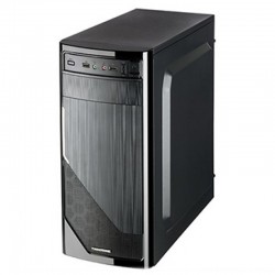 Chassis FC-F52A, ATX, 7 slots, 2 X 5.25", 3 X 3.5" H.D., 2 X 2.5", 1 x USB 3.0, 2 X USB2.0 / 2 x AUDIO /, PSU 550W 12 sm, 20+4pin, 2 x IDE, 3 x SATA,  Black - Аксесоари, Кутии, Вентилатори