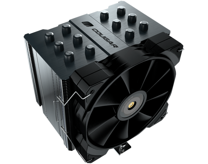 COUGAR Forza 85, 6 Heat pipes, Nickel Plated Copper Base, 1x MHP120 Fan, Screwdriver Included, Elegant Pipe Caps, 85x135x160mm, Intel LGA 115X/1366/1200/1700/2011/2066, AMD AM4/FM2/FM1/AM3+/AM3/AM2+/AM2 COUGAR Forza 85, 6 Heat pipes, Nickel Plated Copper Base, 1x MHP120 Fan, Screwdriver Included, Elegant Pipe Caps, 85x135x160mm, Intel LGA 115X/1366/1200/1700/2011/2066, AMD AM4/FM2/FM1/AM3+/AM3/AM2+/AM2