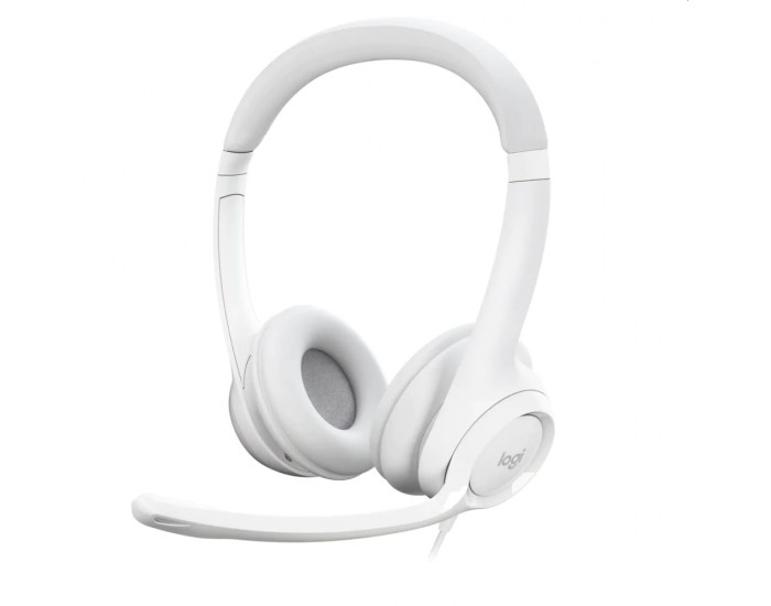 Слушалки Logitech H390 USB Computer Headset - OFF-WHITE - USB - N/A - EMEA-914
