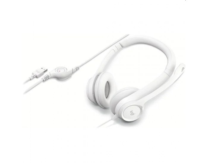 Слушалки Logitech H390 USB Computer Headset - OFF-WHITE - USB - N/A - EMEA-914