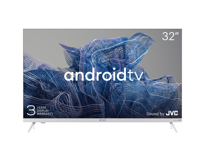 32', HD, Google Android TV, White, 1366x768, 60 Hz, Sound by JVC, 2x8W, 33 kWh/1000h , BT5, HDMI ports 3, 24 months 32', HD, Google Android TV, White, 1366x768, 60 Hz, Sound by JVC, 2x8W, 33 kWh/1000h , BT5, HDMI ports 3, 24 months