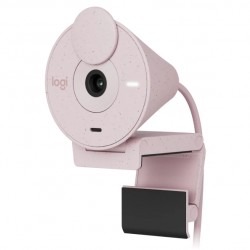 LOGITECH Brio 300 Full HD webcam - ROSE - USB - Слушалки, Микрофони и Уеб Камери