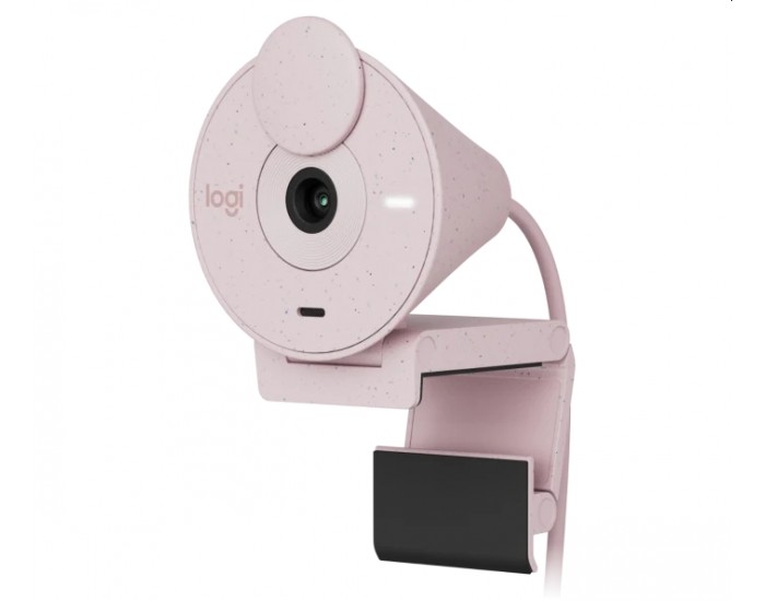LOGITECH Brio 300 Full HD webcam - ROSE - USB LOGITECH Brio 300 Full HD webcam - ROSE - USB