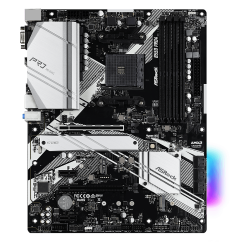 ASROCK Main Board Desktop B550 PRO4 (AM4, B550, 4xDDR4, 1xPCIe 4.0x16, 1xPCIe 3.0x16, 2xPCIe 3.0x1,6xSATA,1x M.2 Gen4 x4, 1xM.2, 2xUSB3.2 Gen2, 6xUSB3.2 Gen1, HDMI, D-SUB, GLAN, ATX, Retail) - Офис