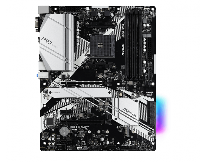 ASROCK Main Board Desktop B550 PRO4 (AM4, B550, 4xDDR4, 1xPCIe 4.0x16, 1xPCIe 3.0x16, 2xPCIe 3.0x1,6xSATA,1x M.2 Gen4 x4, 1xM.2, 2xUSB3.2 Gen2, 6xUSB3.2 Gen1, HDMI, D-SUB, GLAN, ATX, Retail) ASROCK Main Board Desktop B550 PRO4 (AM4, B550, 4xDDR4, 1xPCIe 4.0x16, 1xPCIe 3.0x16, 2xPCIe 3.0x1,6xSATA,1x M.2 Gen4 x4, 1xM.2, 2xUSB3.2 Gen2, 6xUSB3.2 Gen1, HDMI, D-SUB, GLAN, ATX, Retail)