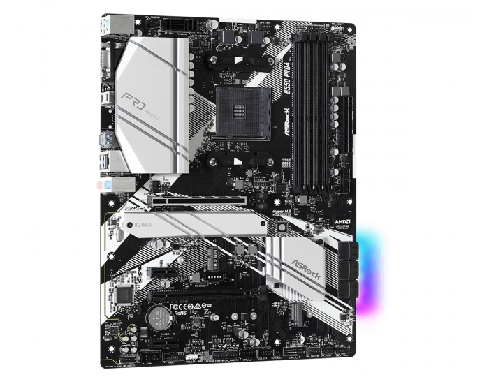 ASROCK Main Board Desktop B550 PRO4 (AM4, B550, 4xDDR4, 1xPCIe 4.0x16, 1xPCIe 3.0x16, 2xPCIe 3.0x1,6xSATA,1x M.2 Gen4 x4, 1xM.2, 2xUSB3.2 Gen2, 6xUSB3.2 Gen1, HDMI, D-SUB, GLAN, ATX, Retail) ASROCK Main Board Desktop B550 PRO4 (AM4, B550, 4xDDR4, 1xPCIe 4.0x16, 1xPCIe 3.0x16, 2xPCIe 3.0x1,6xSATA,1x M.2 Gen4 x4, 1xM.2, 2xUSB3.2 Gen2, 6xUSB3.2 Gen1, HDMI, D-SUB, GLAN, ATX, Retail)