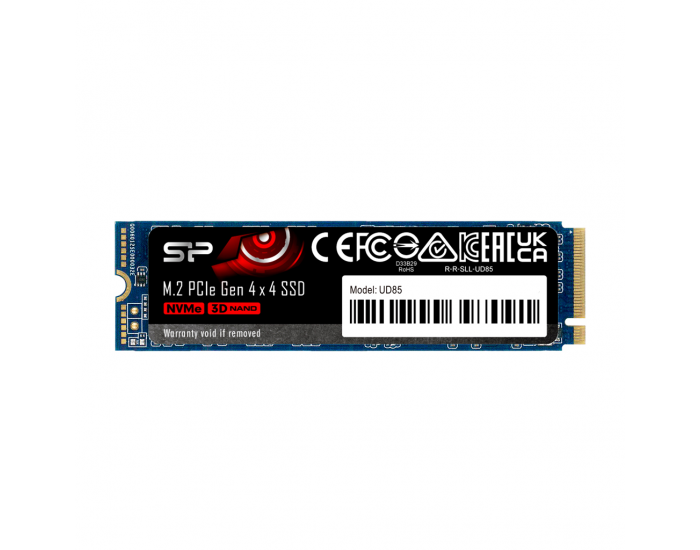 SILICON POWER UD85 250GB SSD, M.2 2280, PCIe Gen 4x4, Read/Write: 3300 / 1300 MB/s