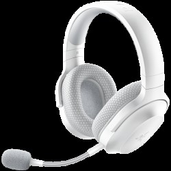 Razer Barracuda X Mercury White Wireless Multi-platform Gaming and Mobile Headset, Razer TriForce 40mm Drivers, Detachable HyperClear Cardioid Mic, Ultra-soft FlowKnit mem foam, 7.1 audio, 50hrs, Dual Wireless, Type-C, Compt PC, PlSt, MD, Ad, iOs - Слушалки, Микрофони и Уеб Камери