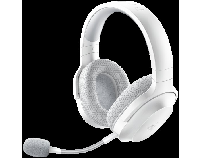 Razer Barracuda X Mercury White Wireless Multi-platform Gaming and Mobile Headset, Razer TriForce 40mm Drivers, Detachable HyperClear Cardioid Mic, Ultra-soft FlowKnit mem foam, 7.1 audio, 50hrs, Dual Wireless, Type-C, Compt PC, PlSt, MD, Ad, iOs Razer Barracuda X Mercury White Wireless Multi-platform Gaming and Mobile Headset, Razer TriForce 40mm Drivers, Detachable HyperClear Cardioid Mic, Ultra-soft FlowKnit mem foam, 7.1 audio, 50hrs, Dual Wireless, Type-C, Compt PC, PlSt, MD, Ad, iOs