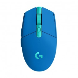 Мишка Logitech G305 Wireless Mouse, Lightsync RGB, Lightspeed Wireless, HERO 12K DPI Sensor, 400 IPS, 6 Programmable Buttons, Blue - Офис