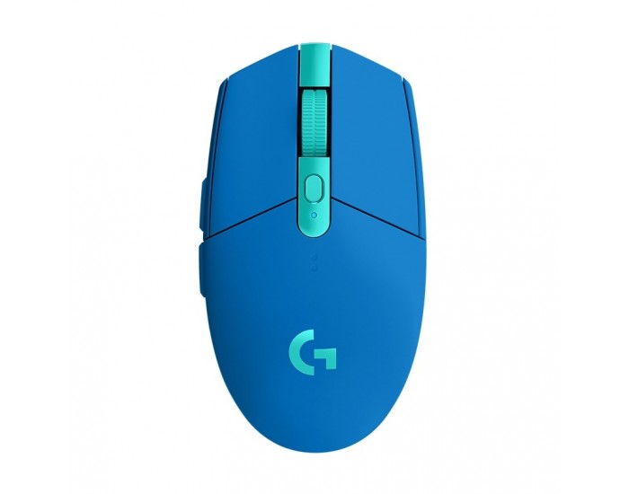 Мишка Logitech G305 Wireless Mouse, Lightsync RGB, Lightspeed Wireless, HERO 12K DPI Sensor, 400 IPS, 6 Programmable Buttons, Blue