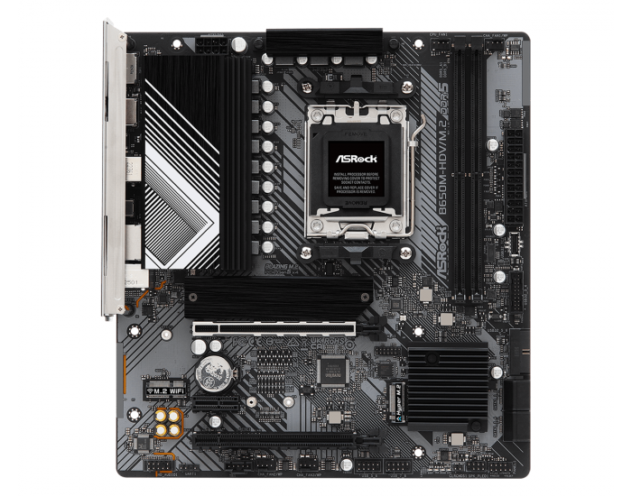 ASROCK MB Desktop B650M-HDV/M2, AM5, 2x DDR5, 2x PCIe 4.0 x16, 1x PCIe 4.0 x1, 1x Blazing M.2(PCIe Gen5x4), 1x Hyper M.2(PCIe Gen4x4), 1x M.2, 4x SATA3 6.0 Gb/s, 1x HDMI, 1x DisplayPort, 2.5G LAN, 7x USB 3.2, 8x USB 2.0, 1x USB-C