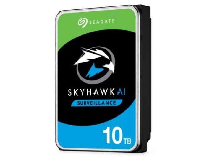 SEAGATE Surveillance AI Skyhawk 10TB HDD SATA 6Gb/s 256MB cache 8.9cm 3.5inch BLK