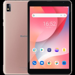 Blackview Tab 6 LTE+WiFi 3GB/32GB, 8-inch HD+ 800x1280 IPS, Quad-core, 2MP Front/5MP Back Camera, Battery 5580mAh, Type-C, Android 11, Dual SIM, SD card slot, Gold - Мобилни телефони, Таблети и Аксесоари