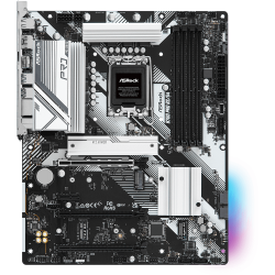ASROCK MB Desktop B760 Pro RS (S1700, 4x DDR4, 2x PCIe 4.0 x16, 1x PCIe 3.0 x16, 1x PCIe 3.0 x1, 2x Hyper M.2 PCIe Gen4x4, 1x M.2 PCIe Gen 4x2, 4x SATA3, 2x USB-C, 7x USB 3.2, 4x USB 2.0, 1xRJ-45 2.5GB, 1x HDMI, 1x DP, ATX - Компютърни Компоненти