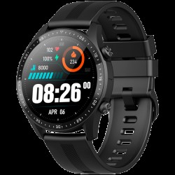 Blackview X1 Pro, 1.39inch HD LCD G+F 360x360, 300mAh Battery, 24-hour Heart Rate Detection, Call Function, 100 sports modes, Multi-languages,  Black - Смарт Продукти, Смарт часовници