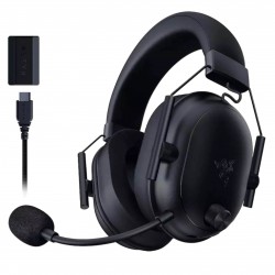 Razer BlackShark V2 HyperSpeed, Gaming Headset, Customized Dynamic 50 mm Driver, Oval Ear Cushions, 2.4 GHz wireless or Bluetooth or USB, Breathable memory foam cushions, Advanced Passive Noise Isolation, THX Spatial Audio - Слушалки, Микрофони и Уеб Камери