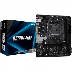 ASROCK MB (AM4, B550, 2xDDR4,1xPCIe x16,1xPCI Ex1, 6xSATA3 , M.2, DP,HDMI,DVI, USB 3.2) ATX - Офис