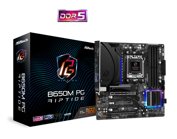 ASROCK B650M PG RIPTIDE /AM5 ASROCK B650M PG RIPTIDE /AM5
