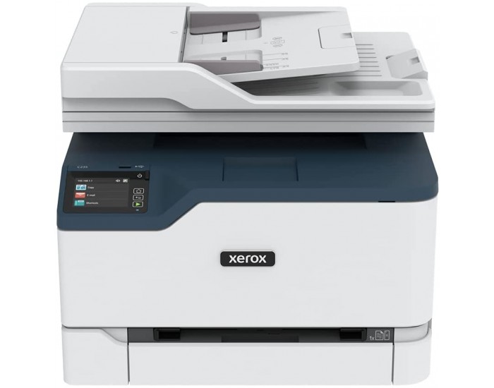 Лазерно многофункционално устройство Xerox C235 A4 multifunction printer 22ppm. Duplex, network, wifi, USB, 2.4" colour touch screen, 250 sheet paper tray Лазерно многофункционално устройство Xerox C235 A4 multifunction printer 22ppm. Duplex, network, wifi, USB, 2.4" colour touch screen, 250 sheet paper tray
