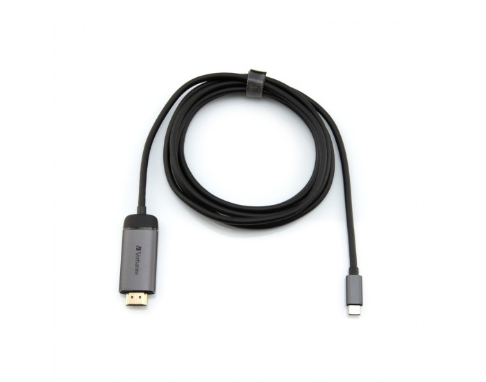 Адаптер Verbatim USB-C to HDMI Adapter - USB 3.1 Gen 1/HDMI 1.5m Cable Адаптер Verbatim USB-C to HDMI Adapter - USB 3.1 Gen 1/HDMI 1.5m Cable