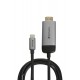 Адаптер Verbatim USB-C to HDMI Adapter - USB 3.1 Gen 1/HDMI 1.5m Cable Адаптер Verbatim USB-C to HDMI Adapter - USB 3.1 Gen 1/HDMI 1.5m Cable