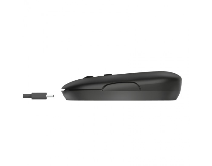 Мишка TRUST Puck Wireless & BT Rechargeable Mouse Black Мишка TRUST Puck Wireless & BT Rechargeable Mouse Black