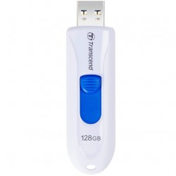 Памет Transcend 128GB JETFLASH 790, USB 3.1, white - Офис техника