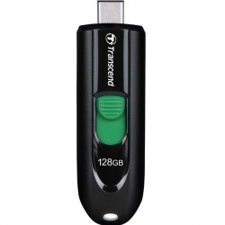 Памет Transcend 128GB, USB3.2, Pen Drive, Type-C, Capless, Black - Офис техника