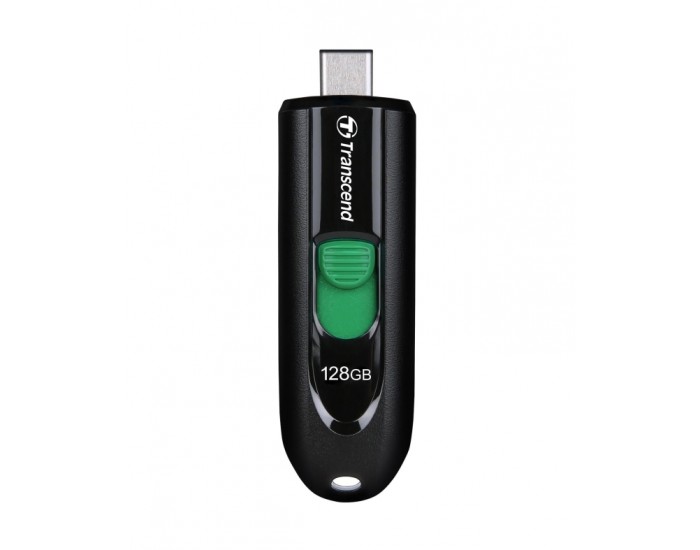 Памет Transcend 128GB, USB3.2, Pen Drive, Type-C, Capless, Black Памет Transcend 128GB, USB3.2, Pen Drive, Type-C, Capless, Black