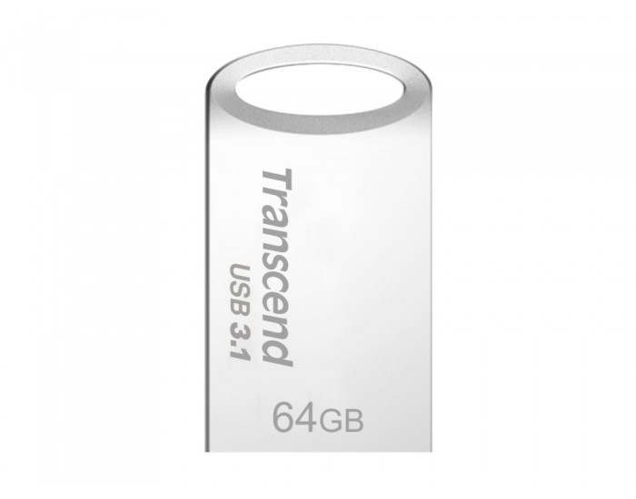 Памет Transcend 64GB JETFLASH 710, USB 3.1, Silver Plating Памет Transcend 64GB JETFLASH 710, USB 3.1, Silver Plating