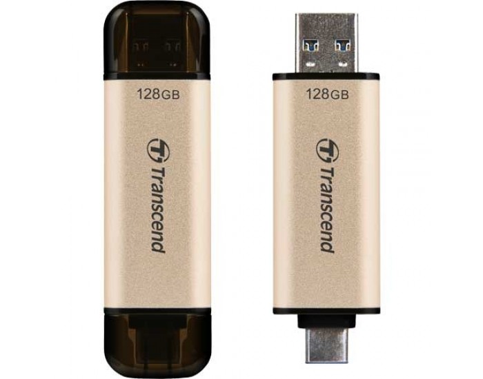 Памет Transcend 128GB, USB3.2, Pen Drive, TLC, High Speed, Type-C