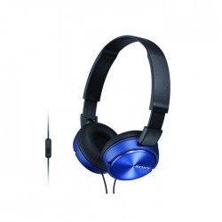 Слушалки Sony Headset MDR-ZX310AP blue - Офис техника