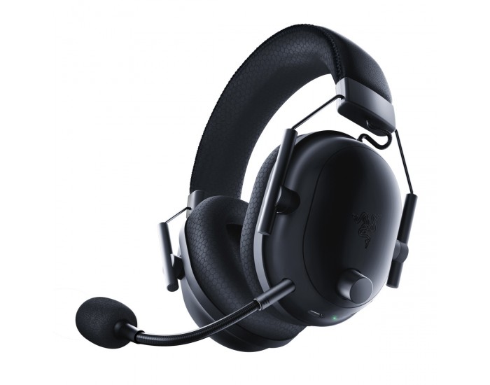 BlackShark V2 Pro (2023) - Black, Wireless Gaming Headset, Razer TriForce Titanium Driver 50 mm, Oval Ear Cushions, Detachable Super Wideband microphone, THX Spatial Audio, Type A Wireless (2.4 GHz), Bluetooth 5.2 BlackShark V2 Pro (2023) - Black, Wireless Gaming Headset, Razer TriForce Titanium Driver 50 mm, Oval Ear Cushions, Detachable Super Wideband microphone, THX Spatial Audio, Type A Wireless (2.4 GHz), Bluetooth 5.2