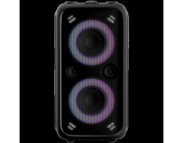 F&D PA200 Portable Wireless Party Speaker, 80W RMS (40W+40W), Subwoofer 2x5.25"+2x2"Tweeter, BT 5.0/USB/AUX, RGB, LED display, Remote control, Microphone, battery 8000mAh F&D PA200 Portable Wireless Party Speaker, 80W RMS (40W+40W), Subwoofer 2x5.25"+2x2"Tweeter, BT 5.0/USB/AUX, RGB, LED display, Remote control, Microphone, battery 8000mAh