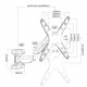 Стойка Neomounts by Newstar wall mounted gas spring TV mount (3 pivots VESA 400x400) Стойка Neomounts by Newstar wall mounted gas spring TV mount (3 pivots VESA 400x400)
