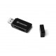 Четец за карти Transcend SD/microSD Card Reader, USB 3.0/3.1 Gen 1, Black Четец за карти Transcend SD/microSD Card Reader, USB 3.0/3.1 Gen 1, Black