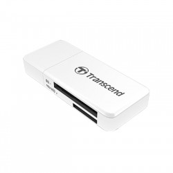 Четец за карти Transcend SD/microSD Card Reader, USB 3.1 Gen 1, White - Офис техника
