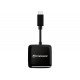 Четец за карти Transcend SD/microSD Card Reader, USB 3.2 Gen 1, Black, Type C Четец за карти Transcend SD/microSD Card Reader, USB 3.2 Gen 1, Black, Type C